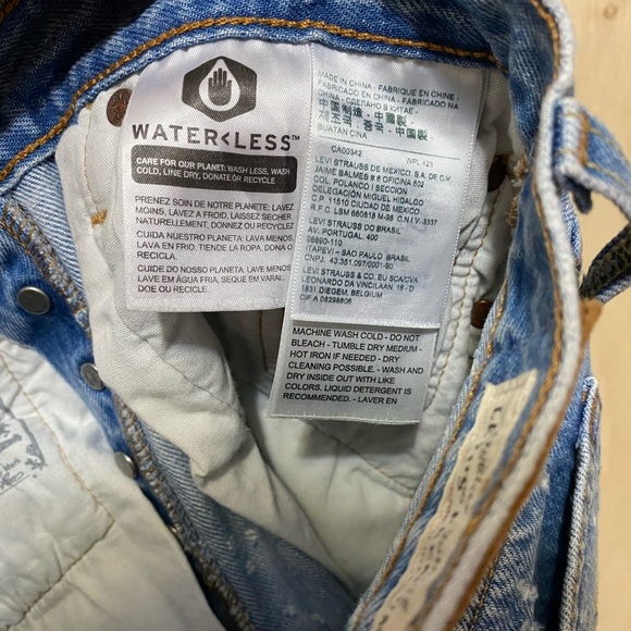 Levi’s 501 Skinny Jeans Snowflakes - Picture 7 of 8